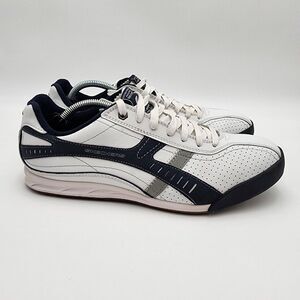 Skechers Mens 1992 Five‎ Star Champions Sneaker Shoes White Lace Up Leather 7.5